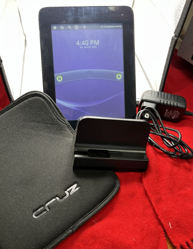 Cruz Reader Velocity R101 Microcomputer Android Bundle TESTED Easy Basic Works