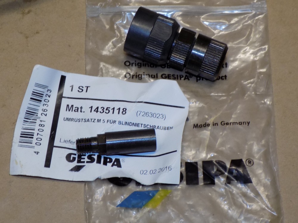 1435118, Gesipa, Firebird nose for M5 Rivet Stud