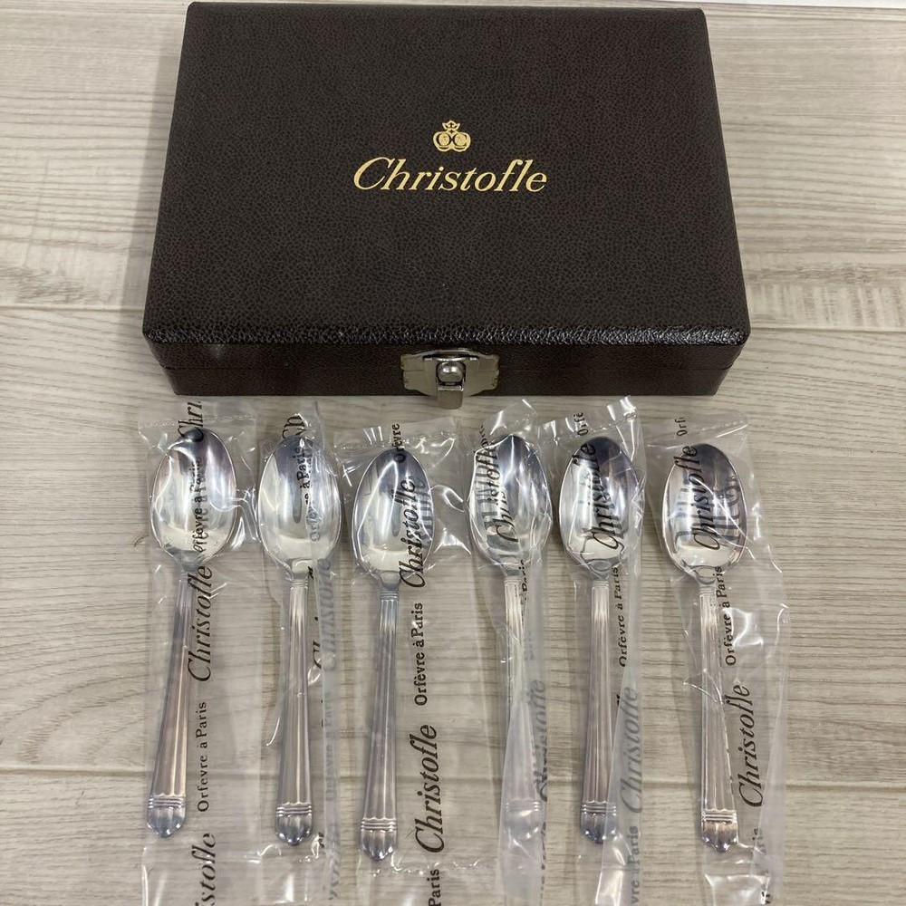 Christofle spoon 6 pieces cutlery set