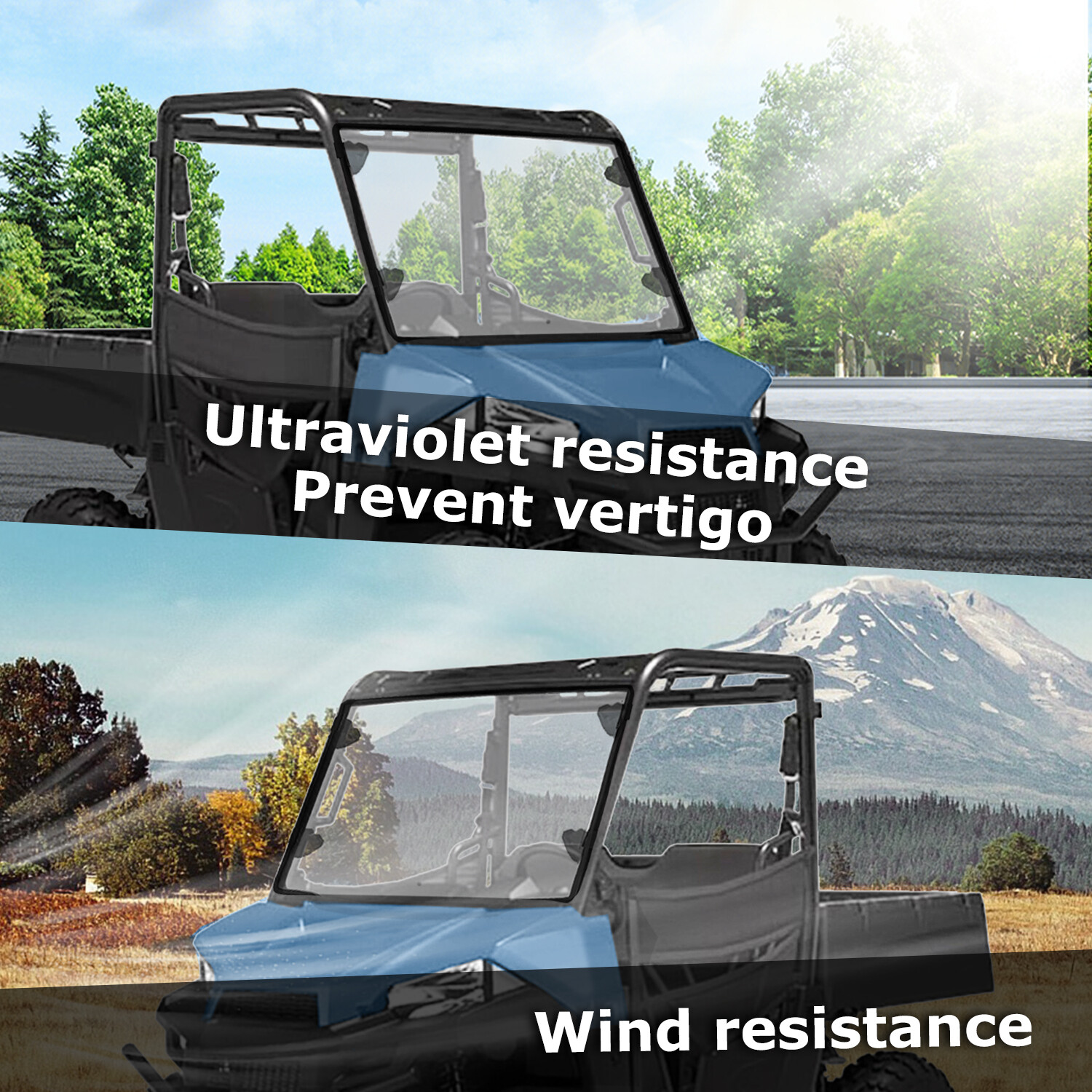 FOR POLARIS RANGER 500/570 MIDSIZE PROFIT CAGE 2015-2023 FULL WINDSHIELD NEW