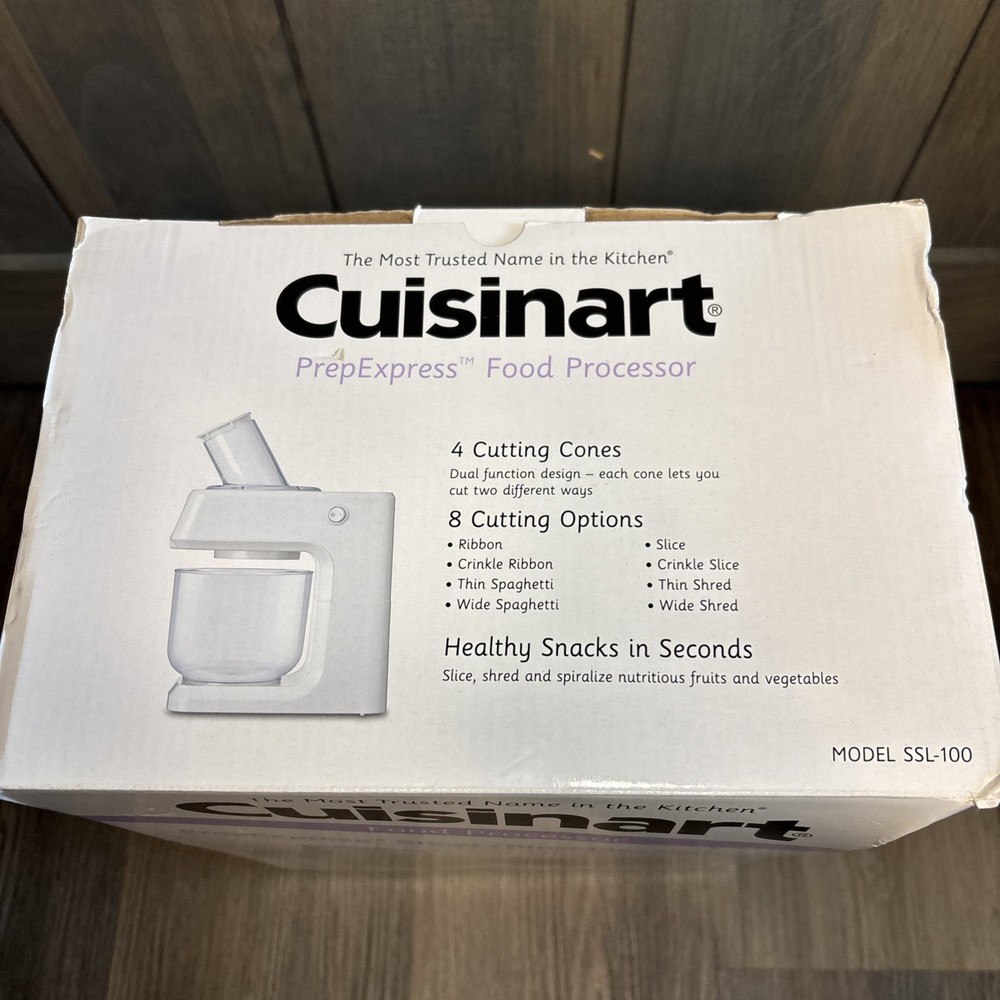 Cuisinart SSL-100 Prep Express Slice Shred Spiralizer Food Processor White