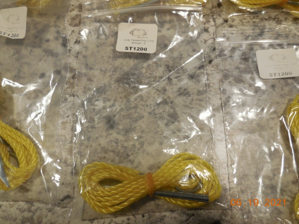 6 LINDY POLY CORD STRINGER-6' YELLOW ST1200