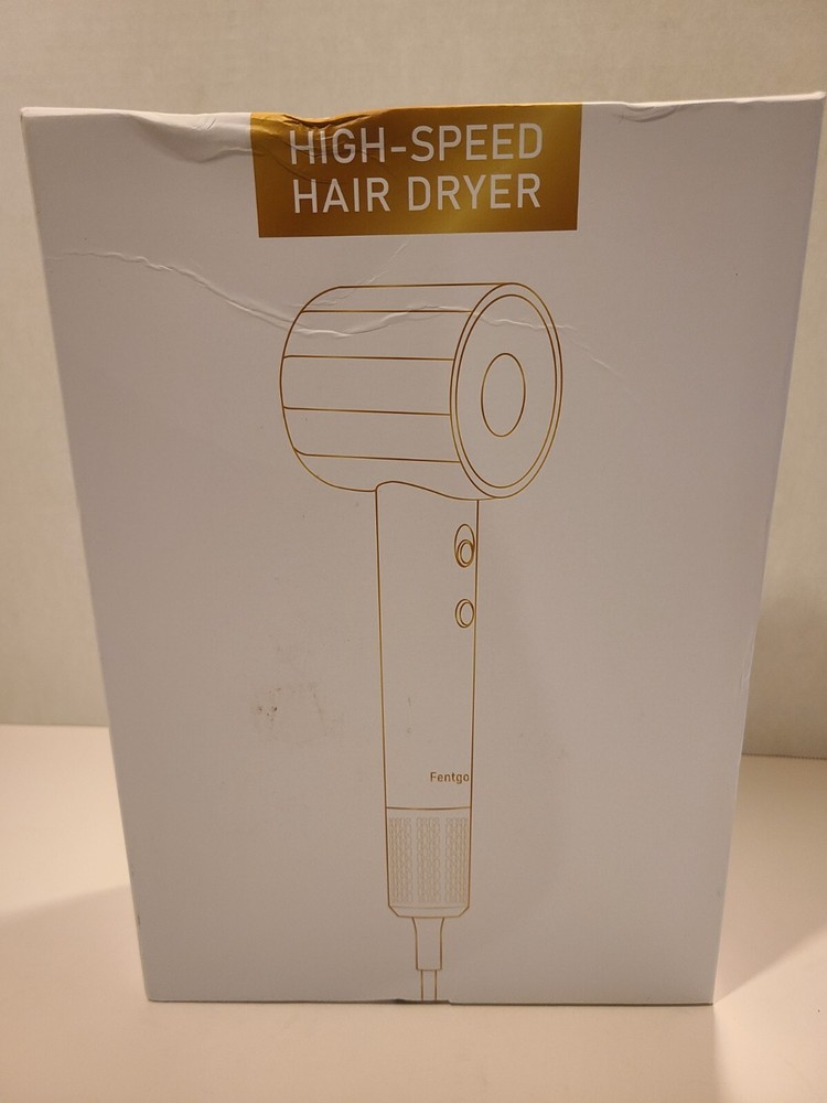 Fentgo High Speed Ionic 1500 W Brushless Hair Dryer Magnetic Diffuser Open Box