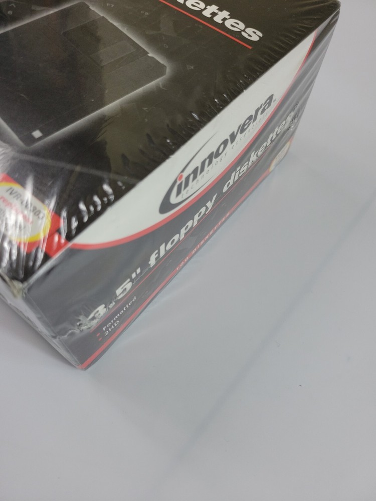 Innovera 3.5" Floppy Diskettes Double Side 100 Diskettes NEW Sealed