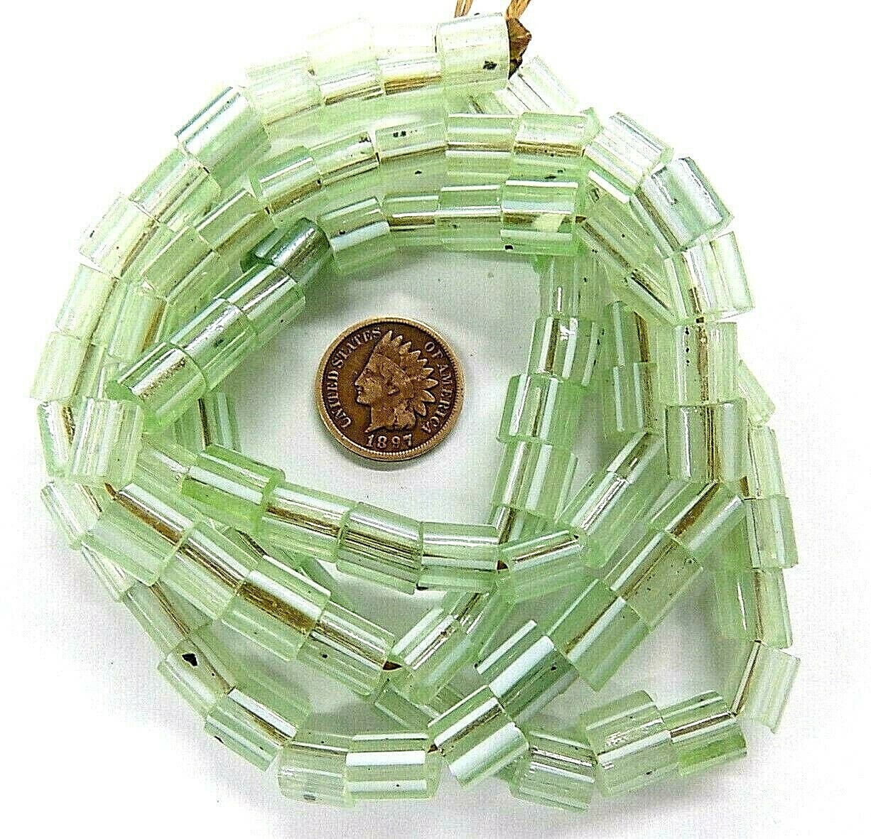 100  Early Style Gooseberry Trade Beads Native Trading Post style African 2851