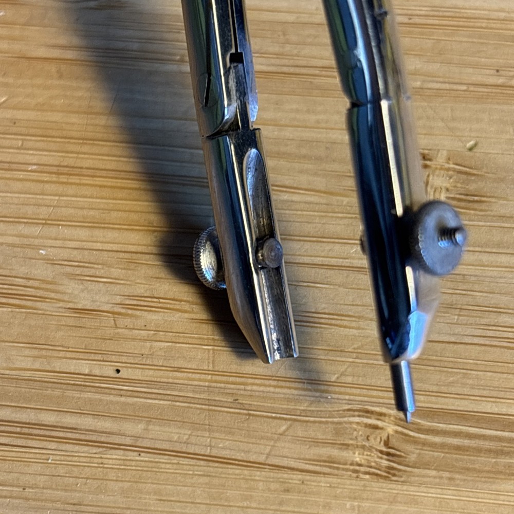 Vintage Wedoco 464 Engineering Precision Drawing Compass (Part Set) Technical