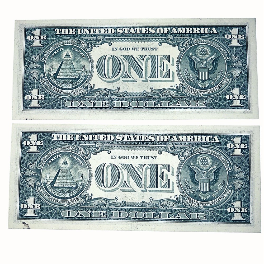 📜 Sequential 1963B Barr Notes | Uncirculated Ink Smear Errors 💵