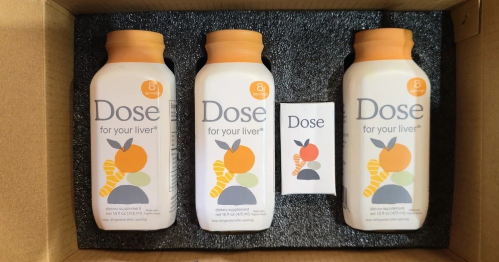 DOSE - Daily - For Your Liver - Optimal Liver Function/Cleanse - 16oz - 3Pack