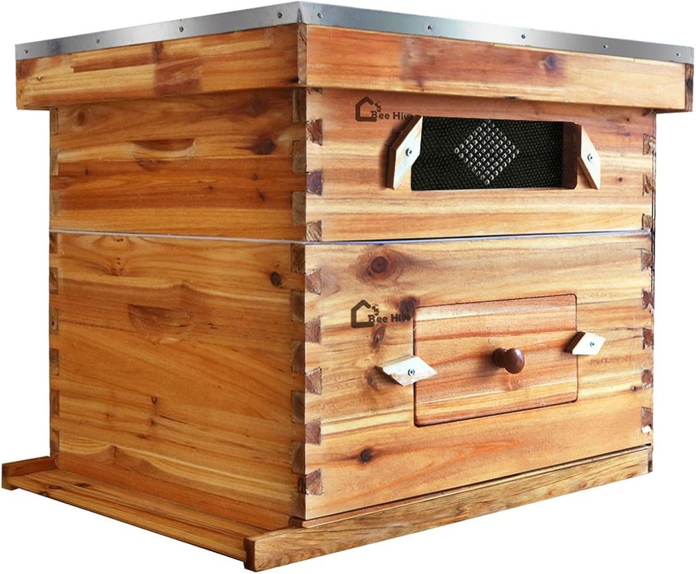 Beehive 20 Frame Complete Box Kit (10 Deep-10 Medium) Langstroth Beekeeping