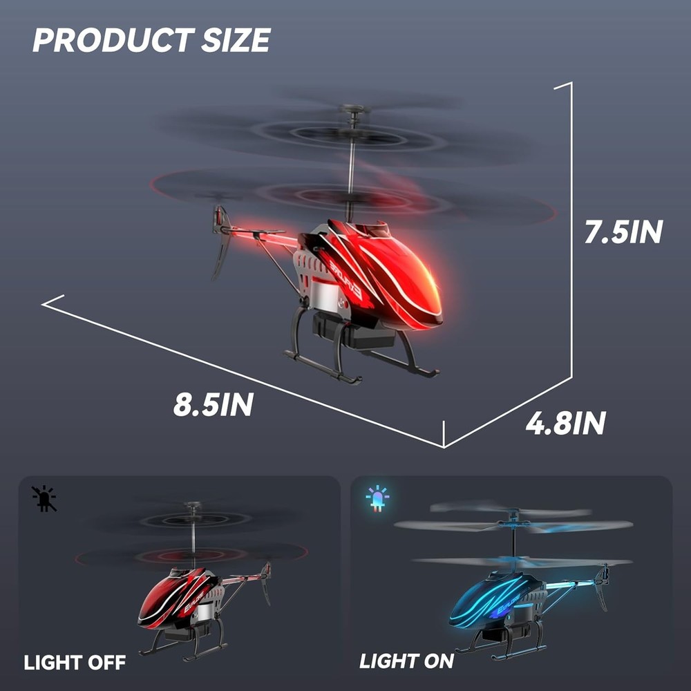 Alloy Structure Remote Control Helicopter, 15-17 Mins Flight