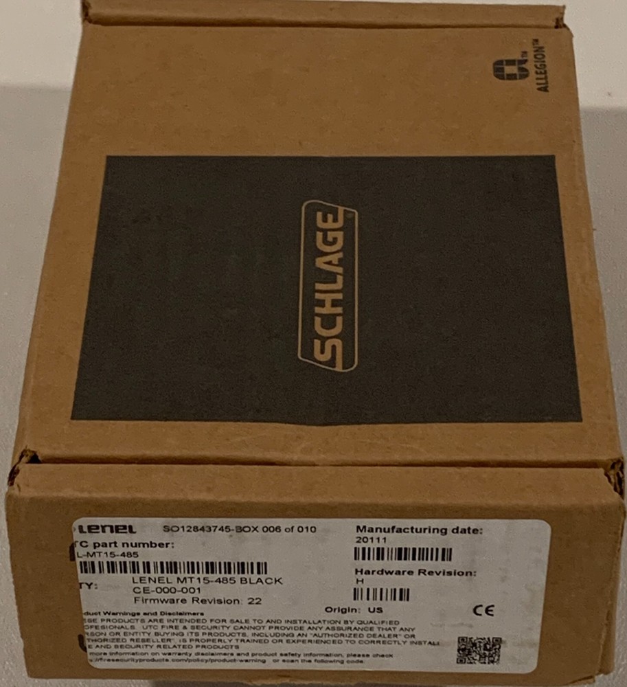 Schlage/Lenel MT15-485 Multi-Technology Mullion Reader