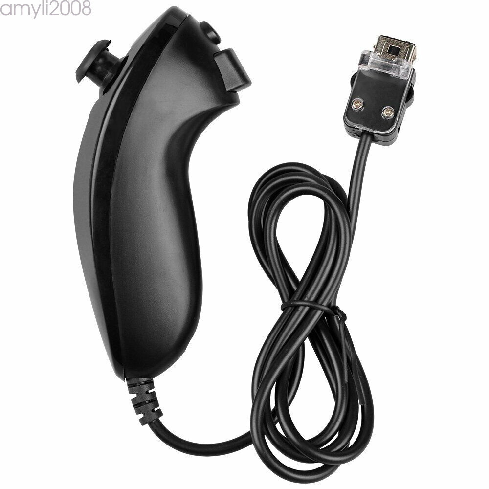 2Set Wii Remote Controller Motion Plus&Nunchuck for Wii/Wii U Console Video Game