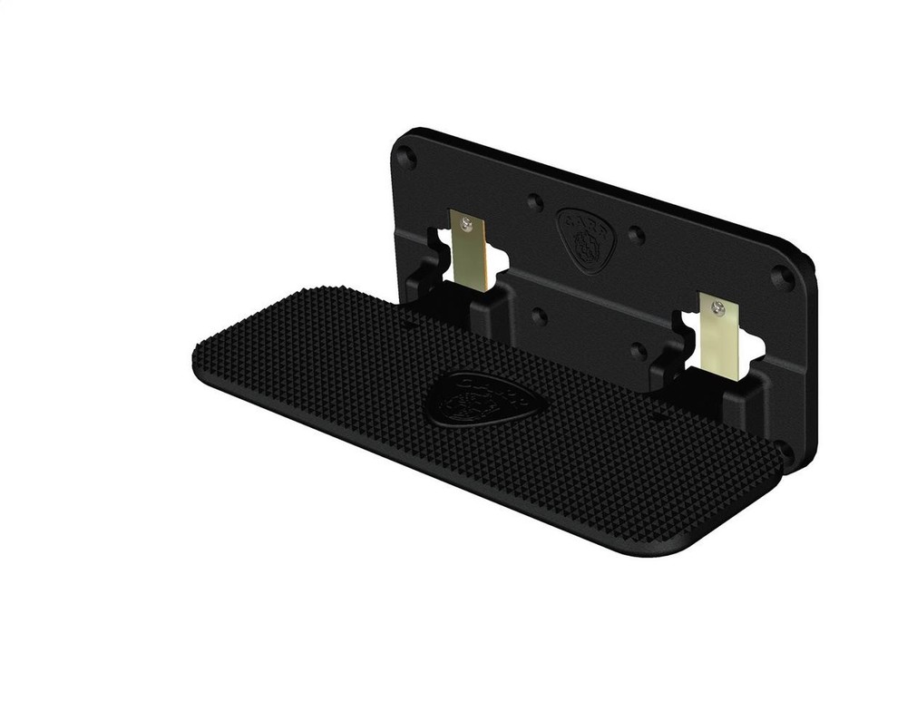 Carr Mega Step; Flat Mount; XP3 Black Powder Coat; Single | 190001
