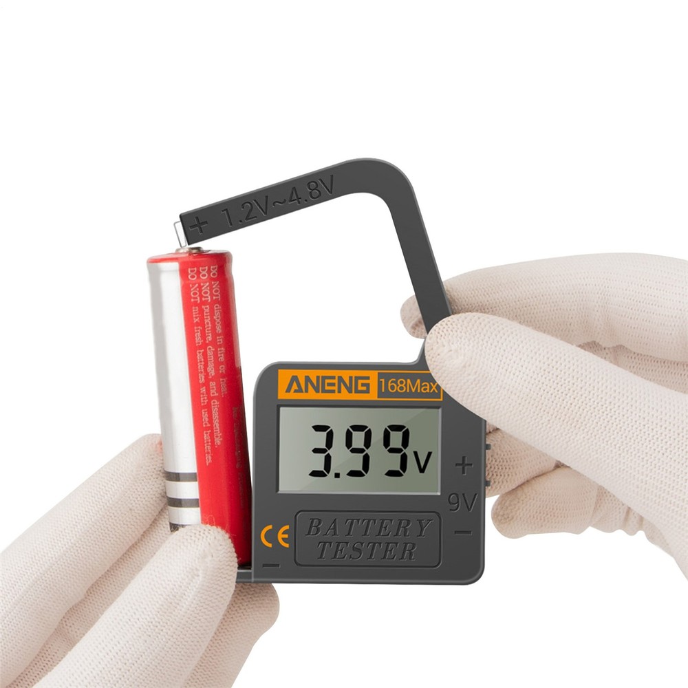 Battery Tester 9V AA AAA Button Cell Universal LCD Digital Display Battery Teste