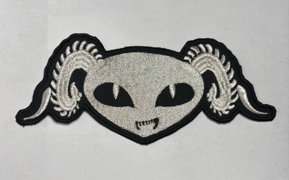 Puscifer Embroidered Patch Metallic Silver| Tool Band Patch A Perfect Circle