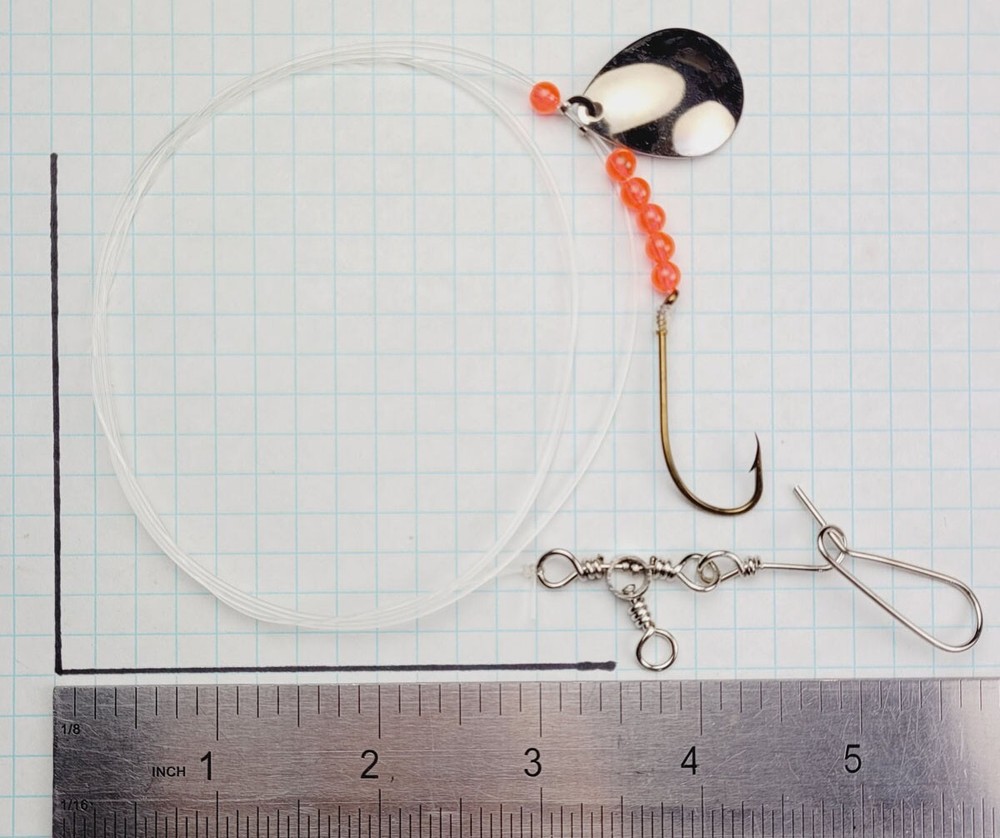 Fluke Fishing Spinner Rig 1pc