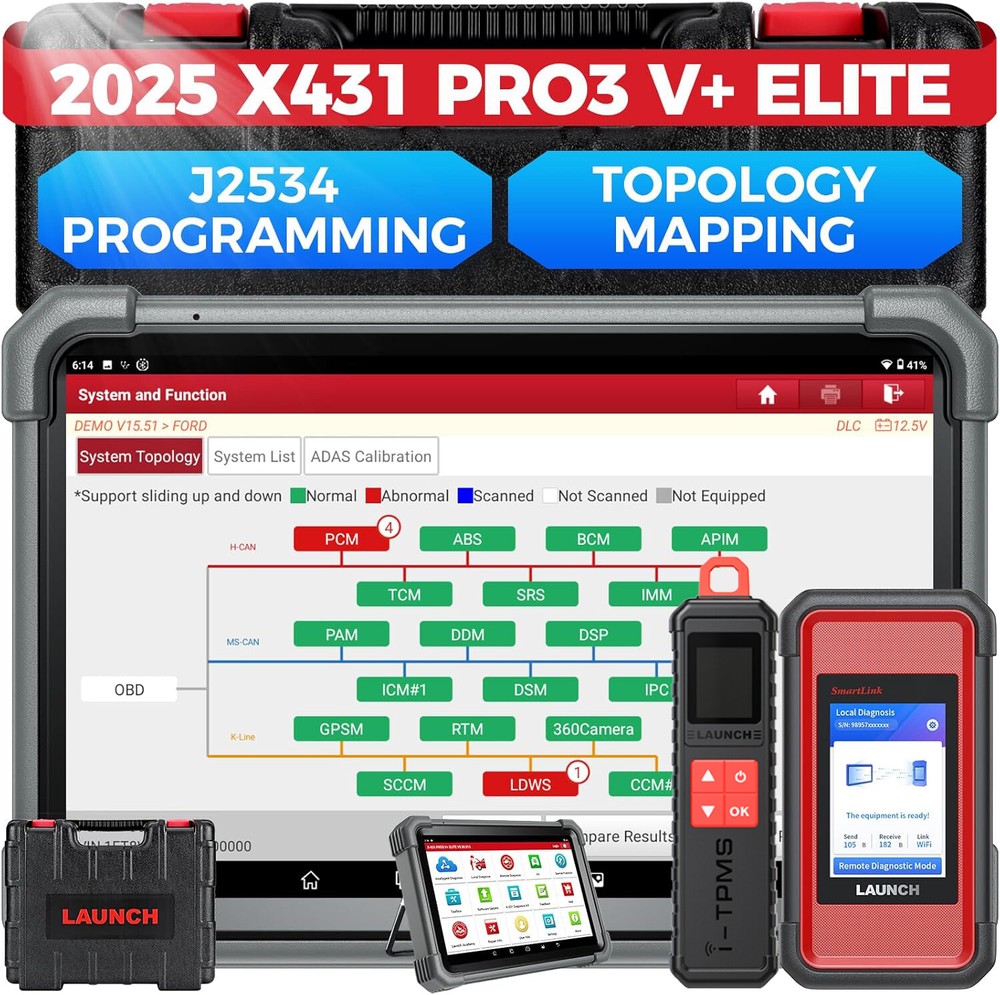 LAUNCH X431 PRO3S V+ ELITE PRO 5 Diagnostic Tool J2534 Programming Coding