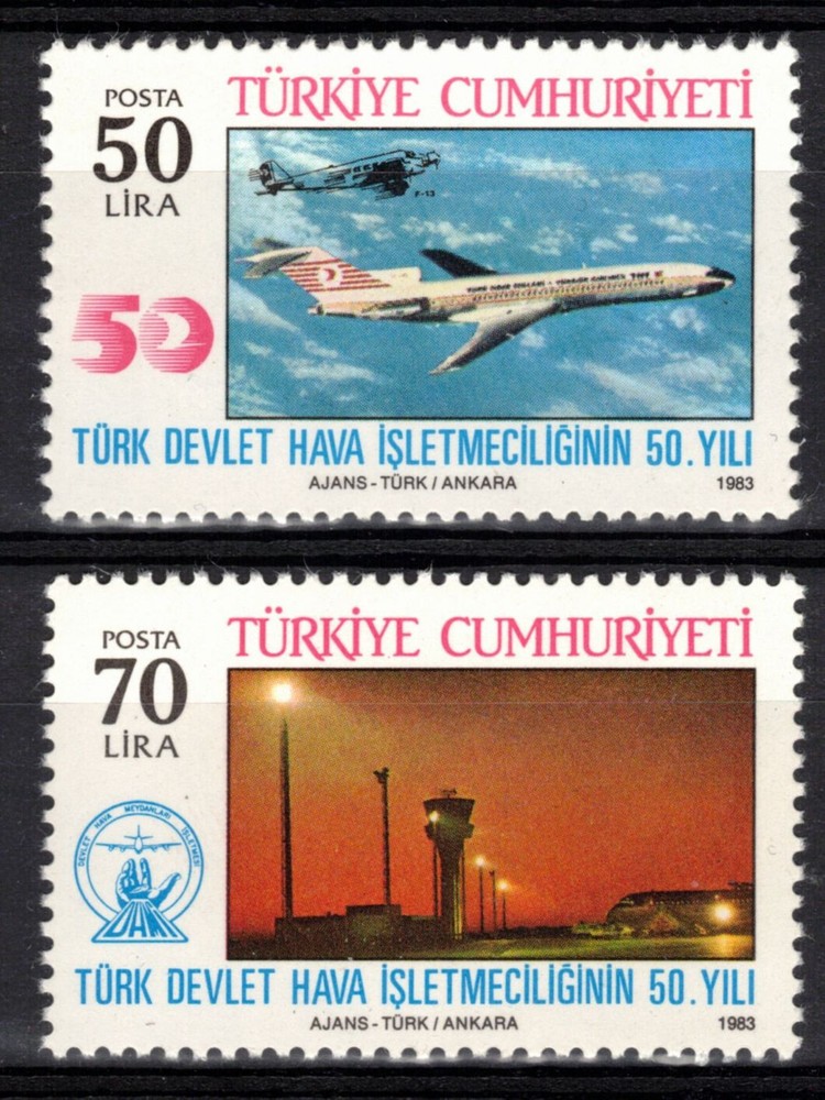 TURKEY Scott 2252-3 Mint NH