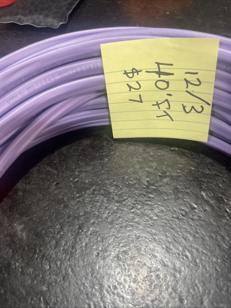 Romex 12/3 De 40’ft