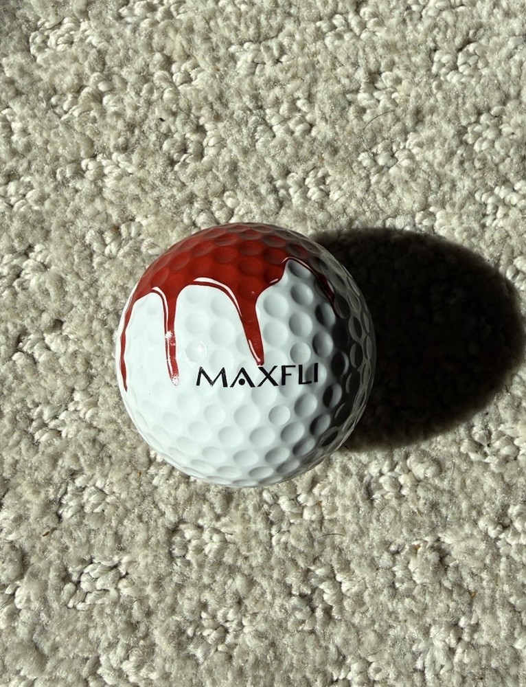 Maker's Mark Bourbon Golf Ball Maxfli-Never Hit Great Gift
