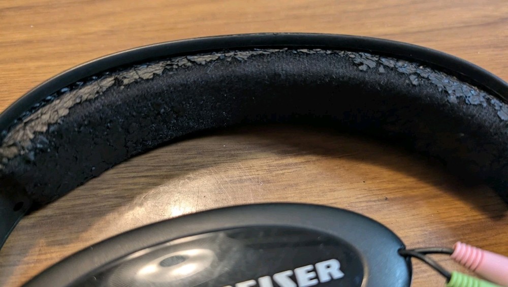 Sennheiser PC-166 Pro Gaming USB Stereo Multimedia Headset w/ Microphone - USED