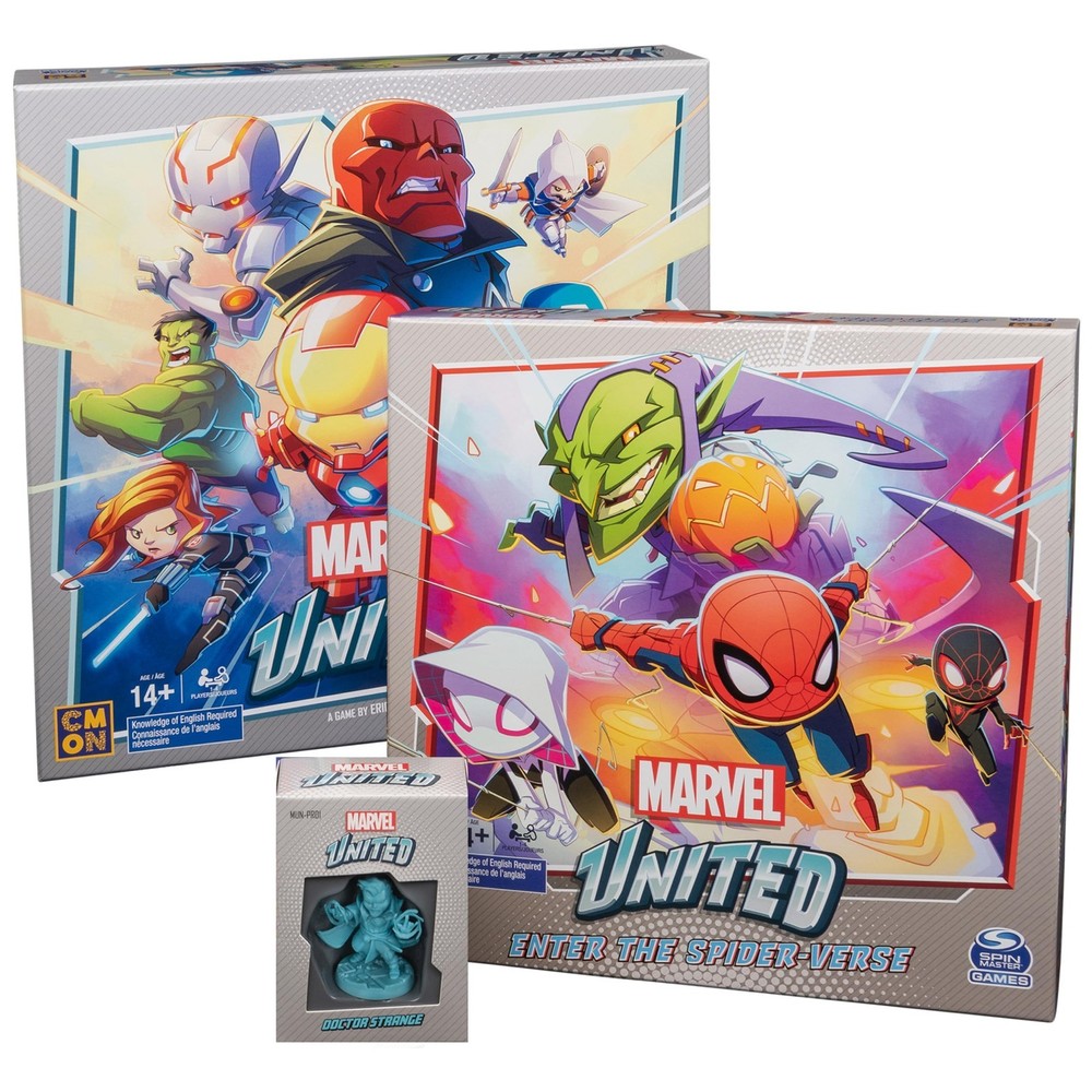 Spin Master Games Marvel United, Superhero Card Strategy Board Game Comic Bundle