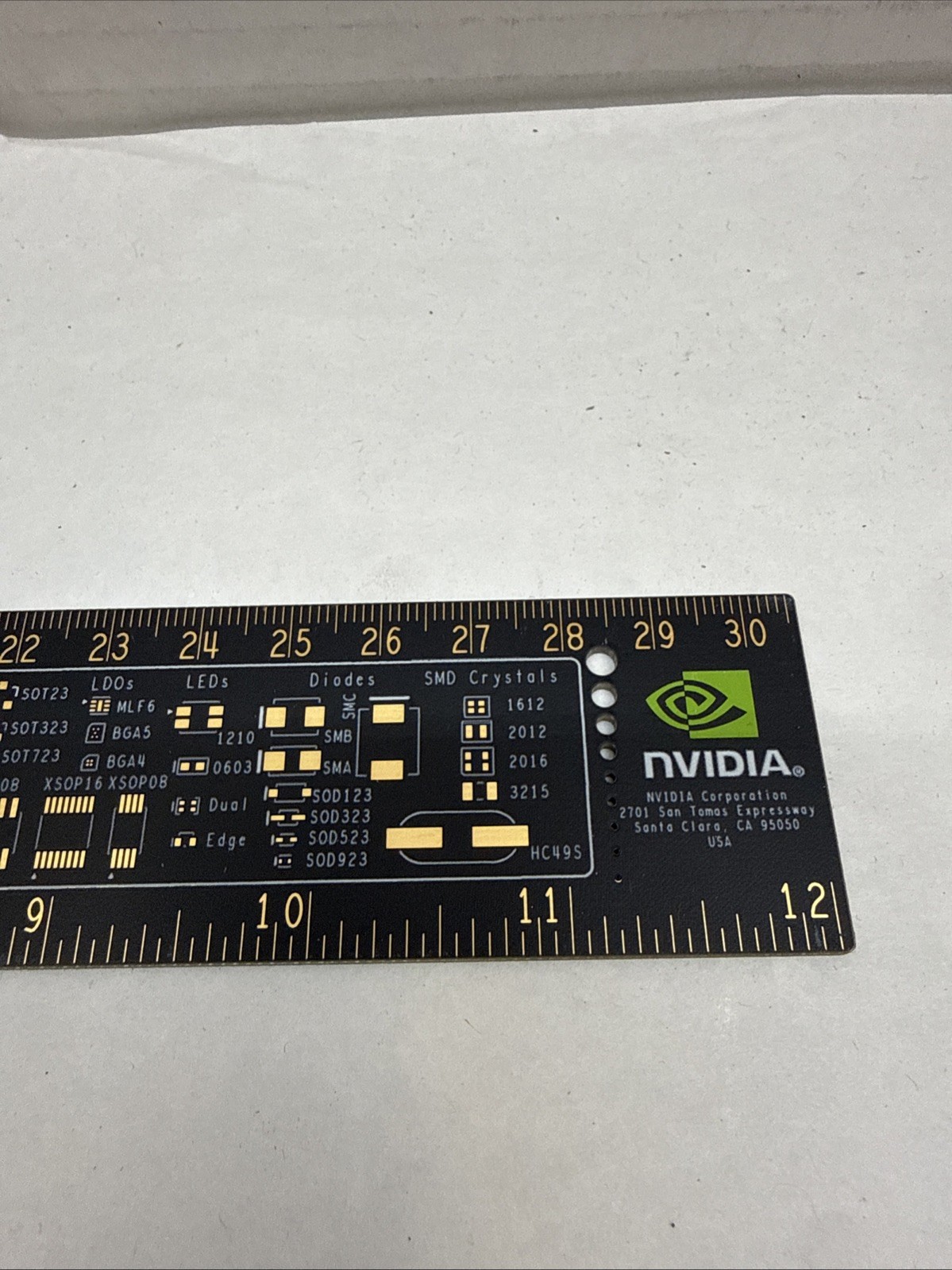 NVIDIA GeForce GTX PCB Engineering Ruler 1st Generation 12"