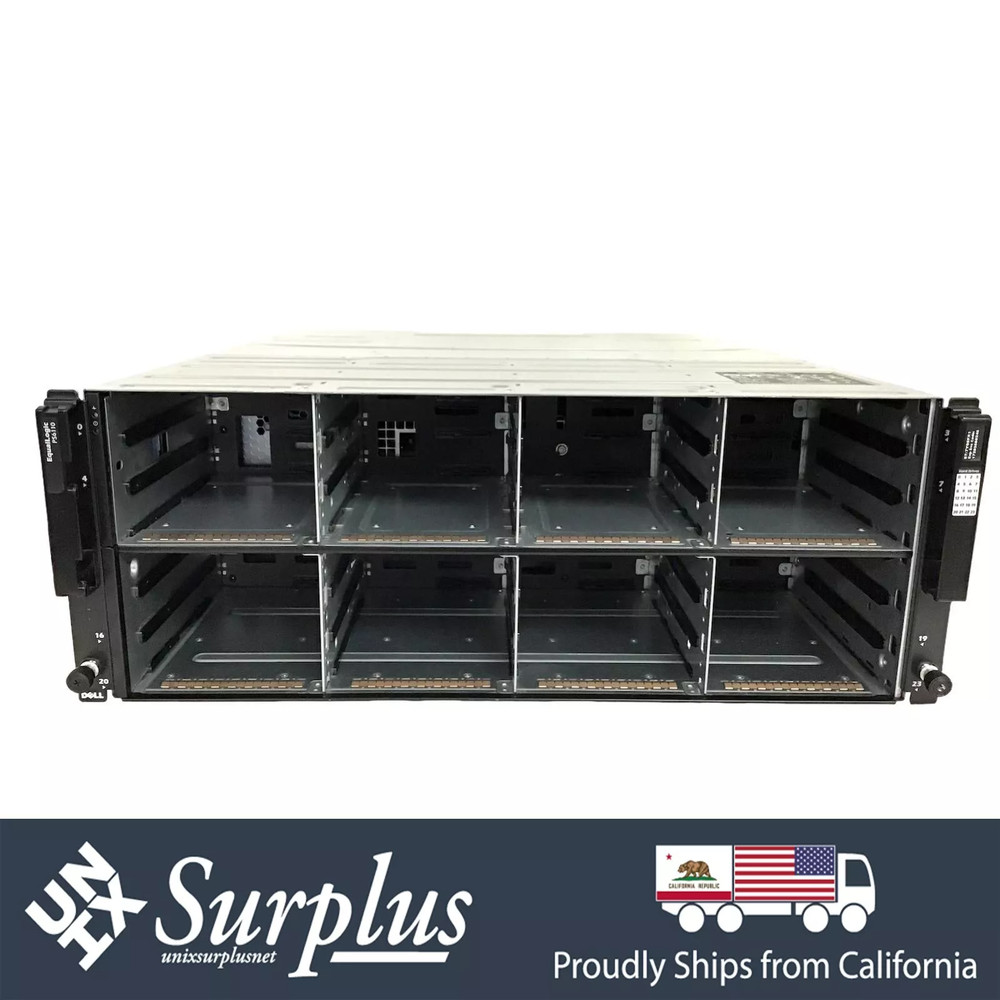 Dell EqualLogic 24 Bay LFF PS6110 SAN Storage Array 2x Type 14 Controller iSCSI