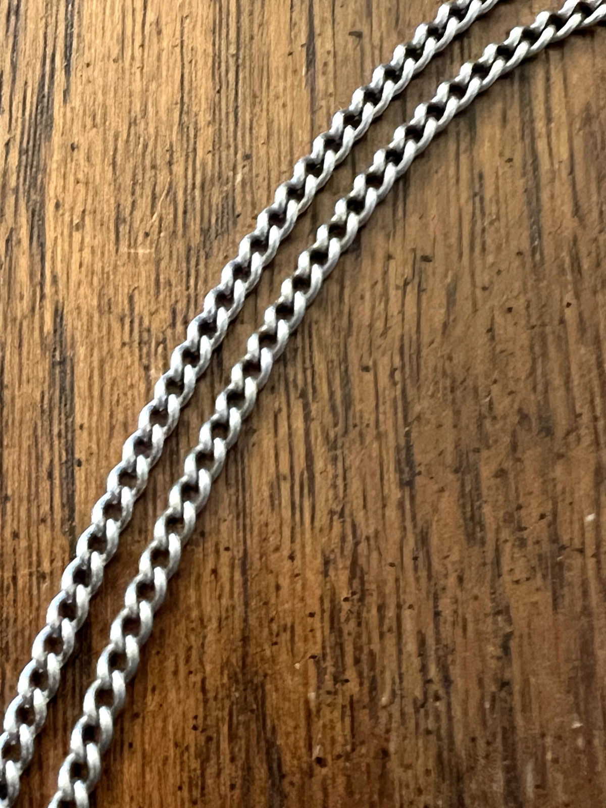 French Army Dog Tags With Chain Blank Unused Military Issued 1966 Identity Plate