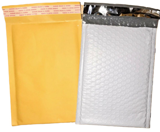 Kraft or Tuff Bubble Mailers Choose Size & Quantity! 1- 3000 Available #0 4x7 CD