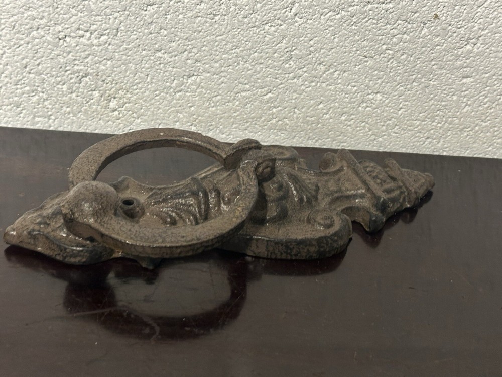 Large Antique Cast Iron Door Knocker