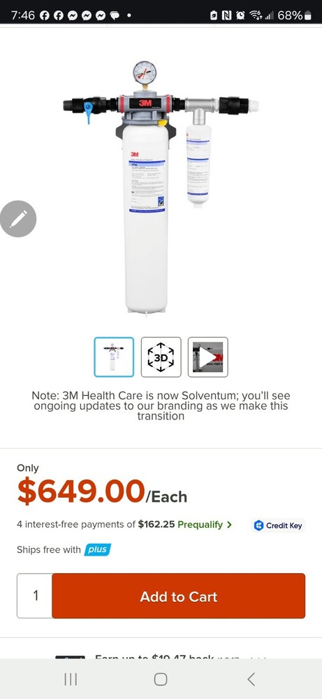 High Flow Water Filteration System