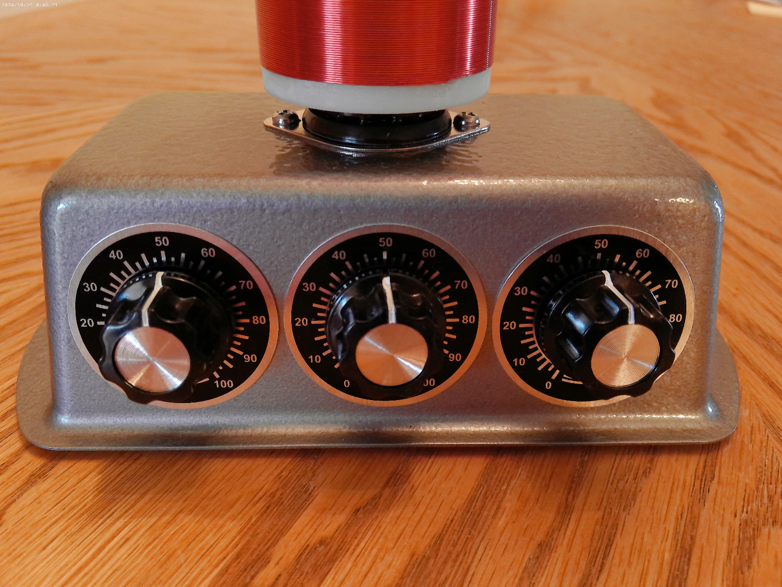 AM CRYSTAL RADIO AM BDCST. RECEIVER WITH TUNABLE TRAP FOR BCI