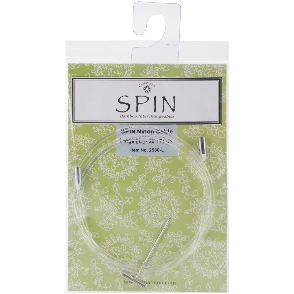 ChiaoGoo 2530-L SPIN Nylon Interchangeable Cables 30"-Large