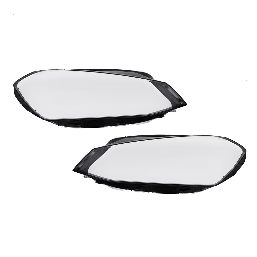 Clear Headlight Lens Covers for 2014-2017 VW Golf 7 - Durable Replacement Pair