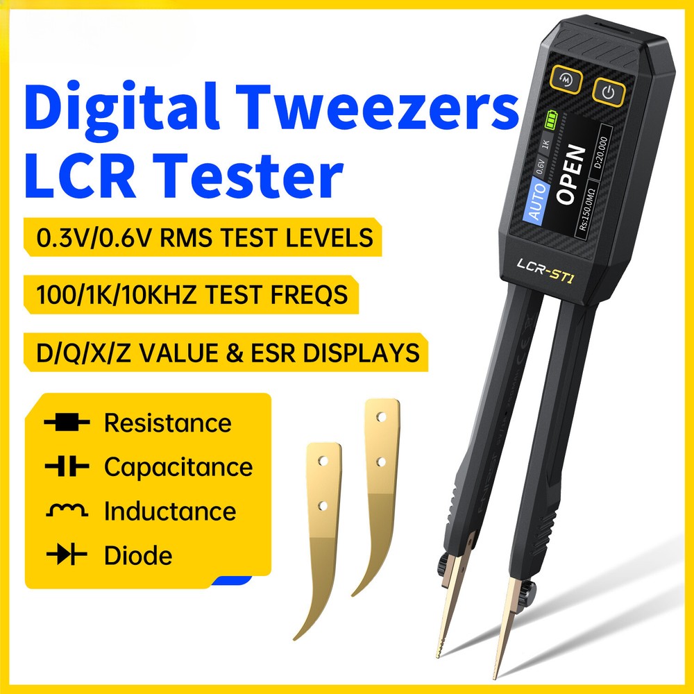 Tester Resistance Capacitance Inductance Continuity Diode Test Measurement Tools