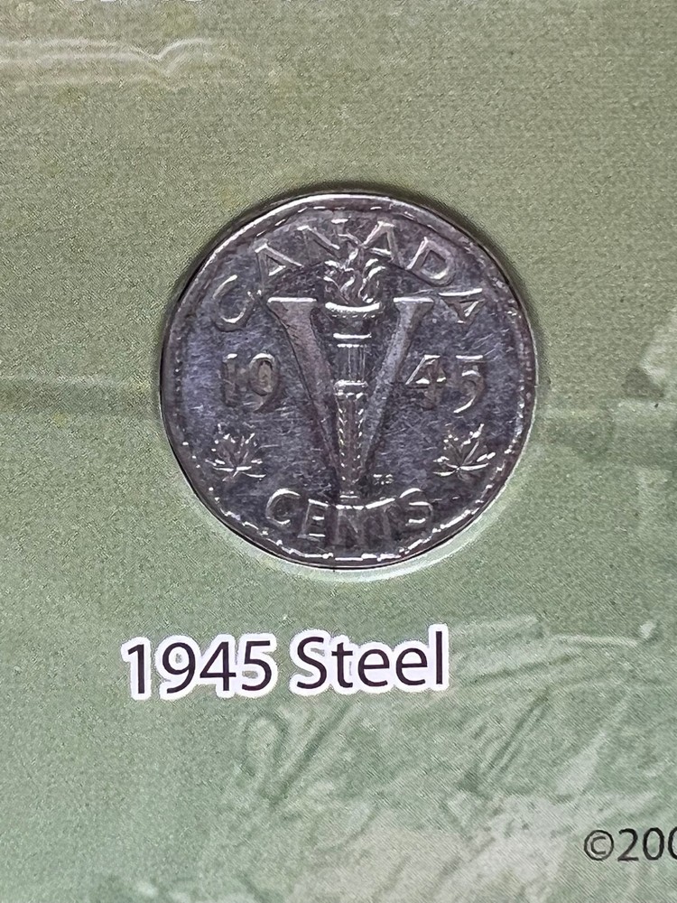 Canada First Commenmorative Mint World War 2 Canada 5cent Collection 2007
