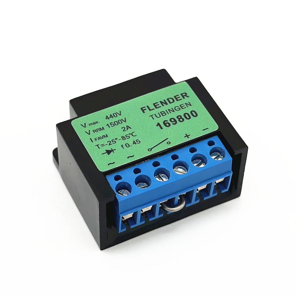 Replace FLENDER 169800 brake rectifier module VMAX 440V VRRM 1500V 2A