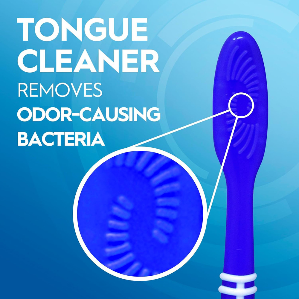 Toothbrush Dual Clean, Medium, 6 Count