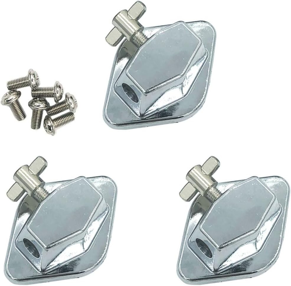 3 Pack Floor Tom Leg Mounts - Essential Drum Hardware for Percussionists