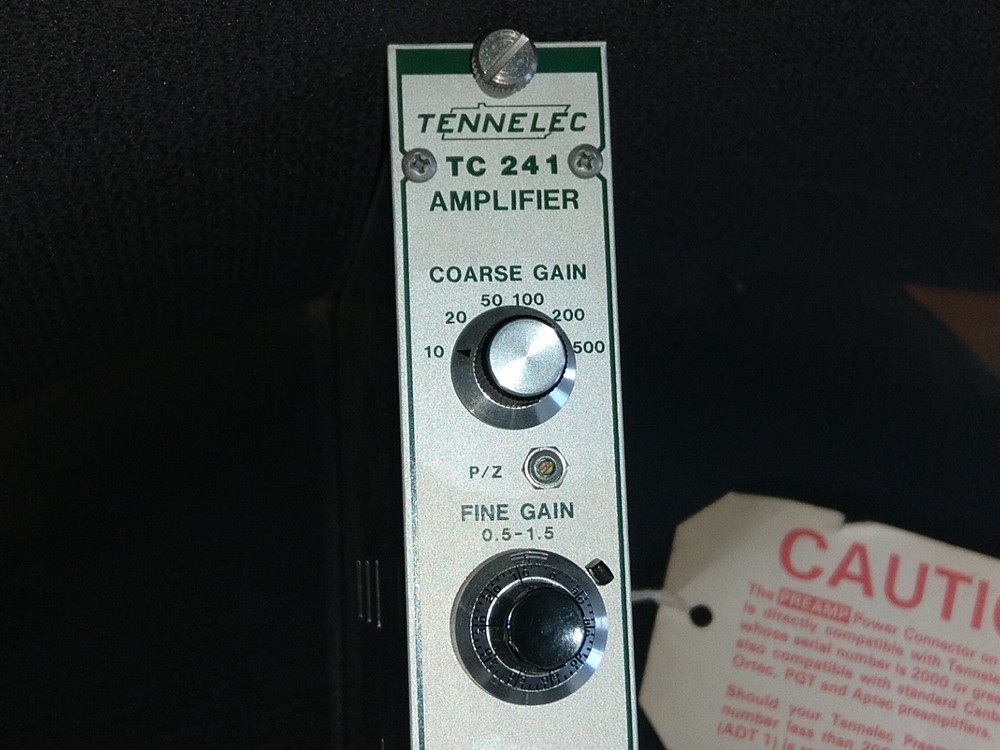 Tennelec TC241 Amplifier NIM BIN Module Tested