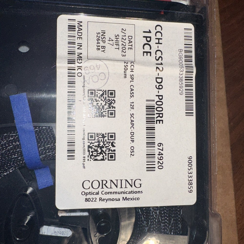 Corning CCH-CS12-A9-POORE