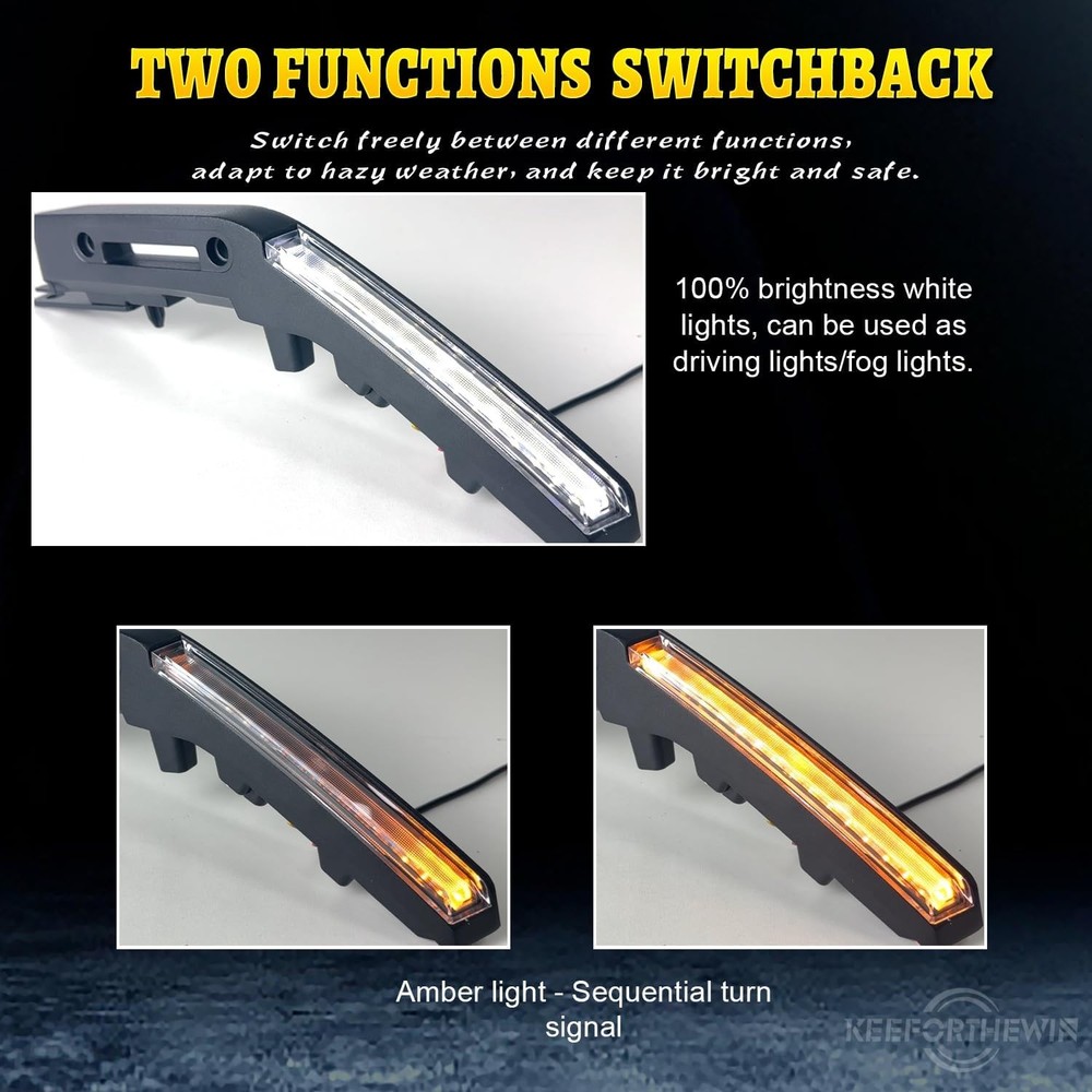 Bronco LED Hood Lights DRL