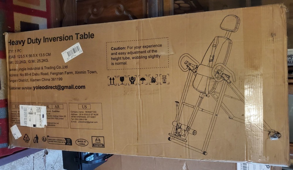 Inversion Table for Back Pain Relief