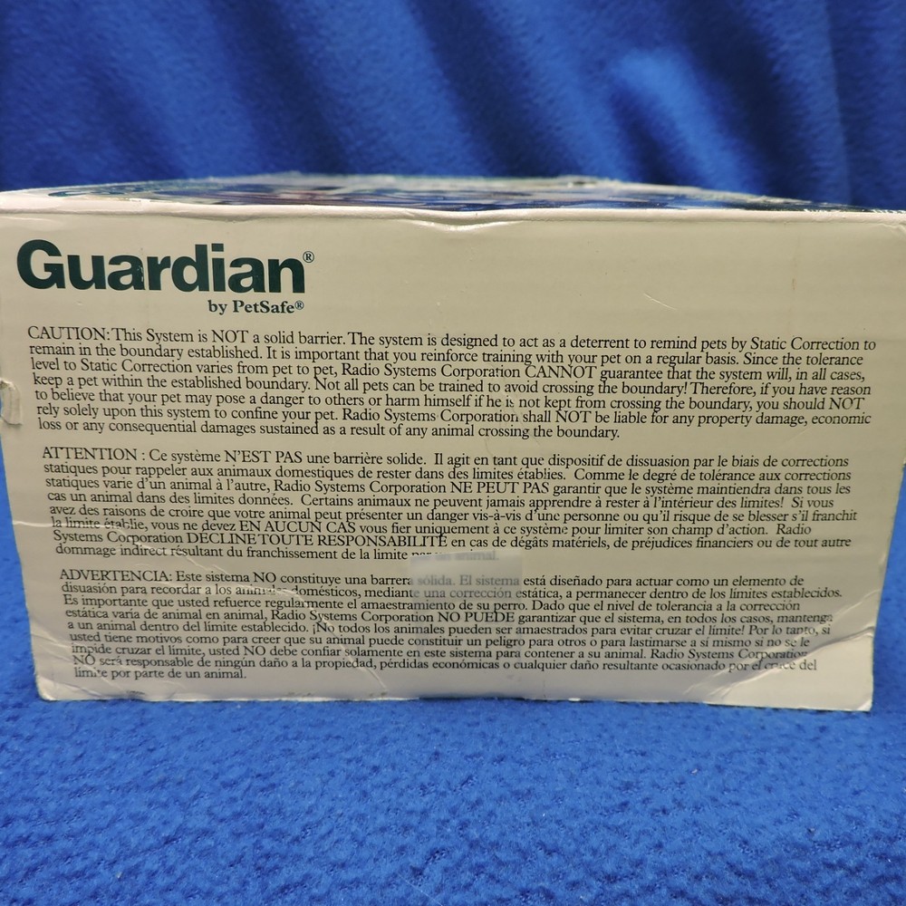 PetSafe Guardian Underground Fence, Collar Receiver , Transmitter, Missing Flags