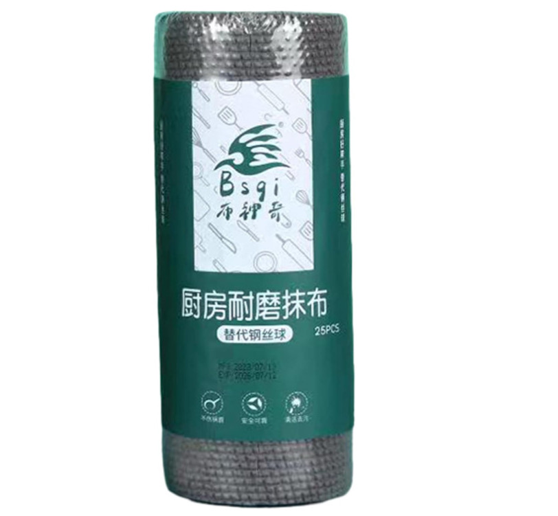 Durable Kitchen Scrub Cloth in Roll, Kitchen Wear-Resistant Cloth