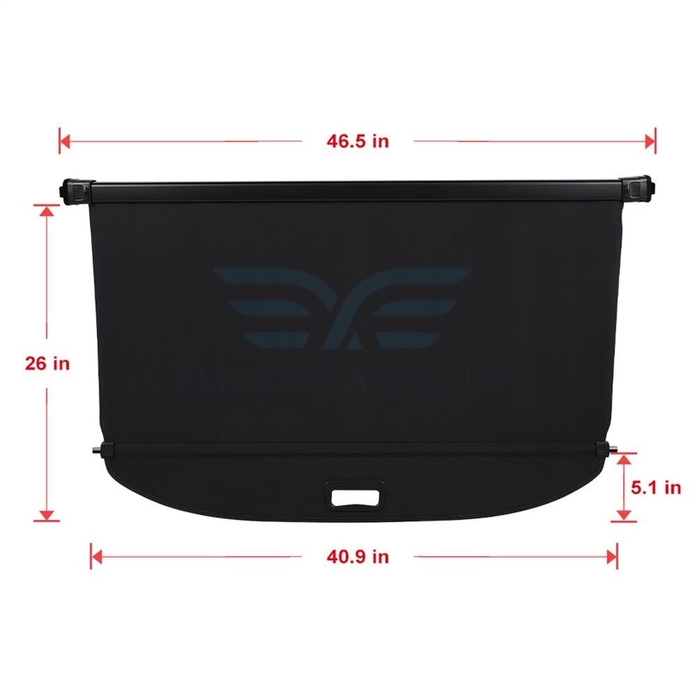 Retractable Rear Cargo Cover For 2008-2012 Ford Escape Security Shield Shade