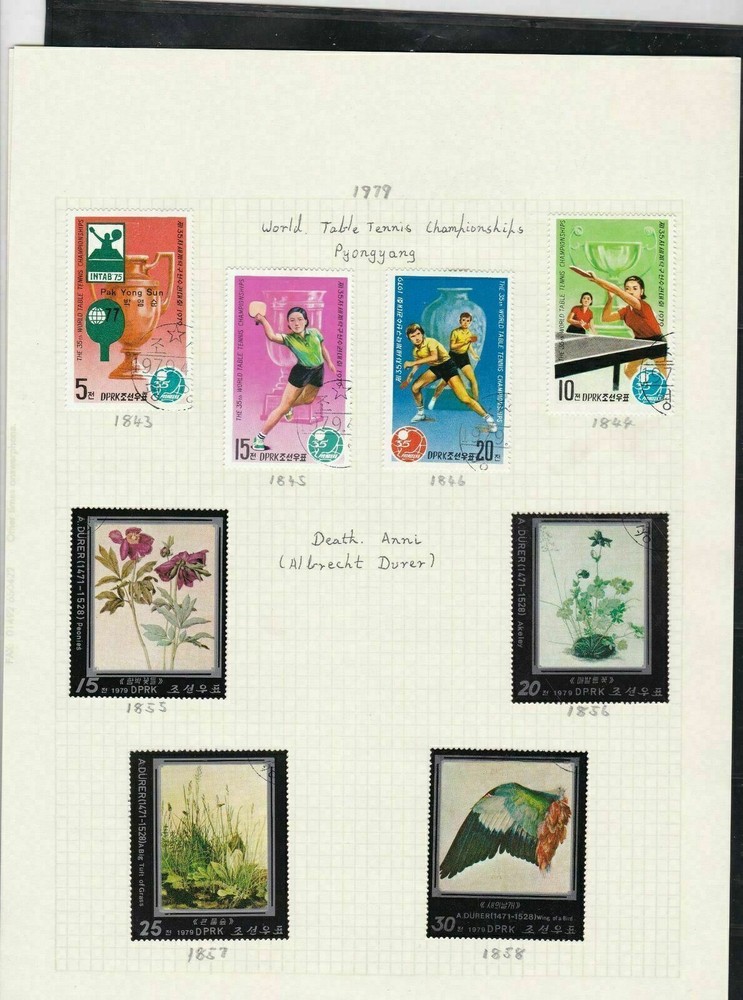 south korea stamps page ref 16936