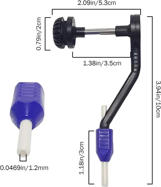 Fly Tying Tool Disc Drag  Ceramic Lined Black Bobbin Holder x 2