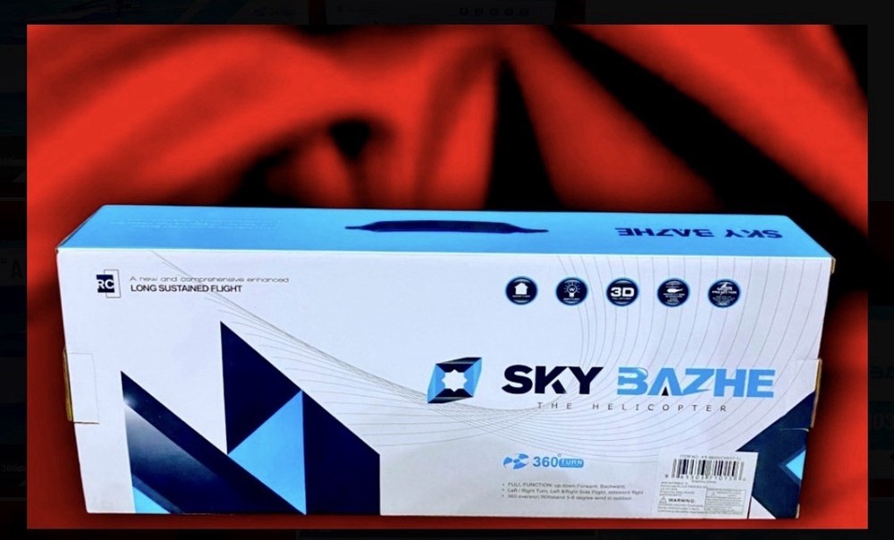 Sky BAZHE 360° Eversion Rechargeable Helicopter Enhanced CHO37 Full 3D Flight